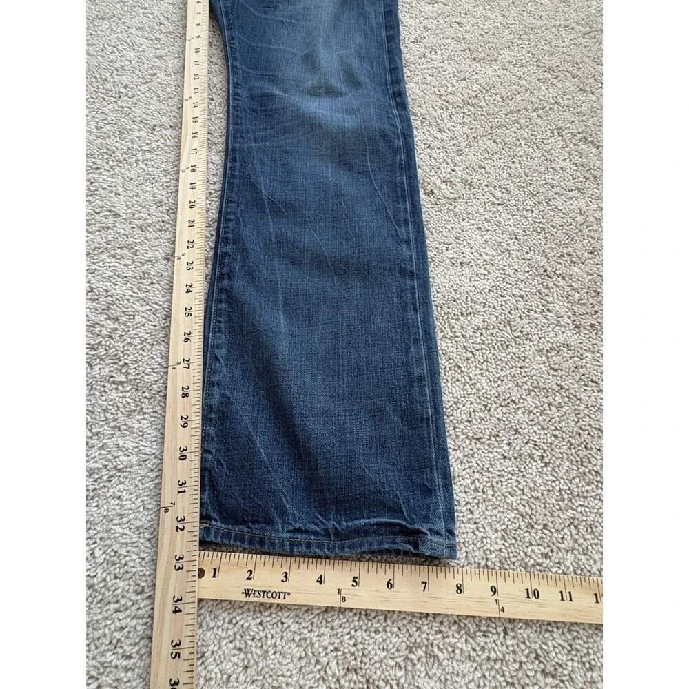 True Religion Jeans Mens 38x32 Rocco Slim Fit Selvedge Edition Medium Wash USA